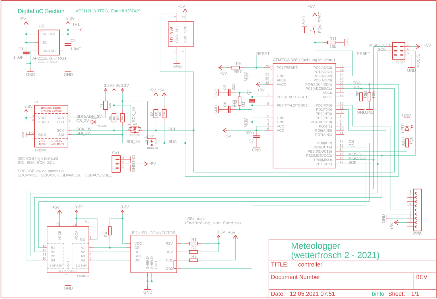 I2C Sensor am Arduino | Ingmar's Retroblog